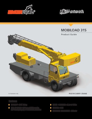 Grúas móviles industriales Til MOBILOAD 315