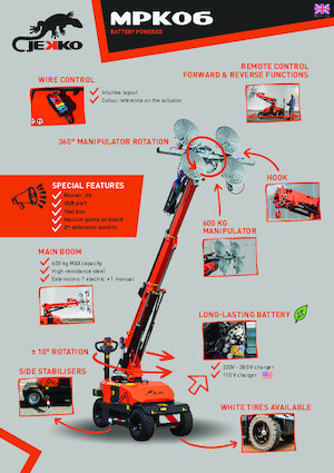 Grúas móviles industriales Jekko MPK06V