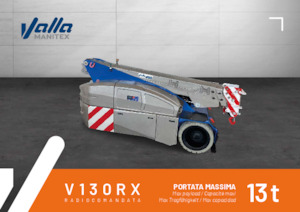 Grúas móviles industriales Valla V130RX