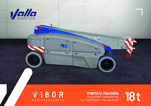 Grúas móviles industriales Valla V180R