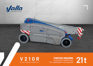 Grúas móviles industriales Valla V210R