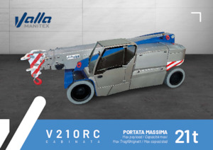 Grúas móviles industriales Valla V210RC