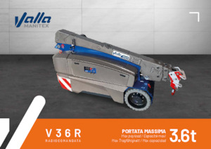 Grúas móviles industriales Valla V36R