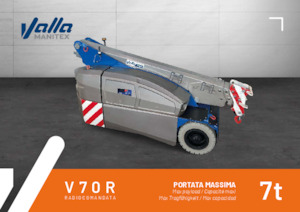 Grúas móviles industriales Valla V70R