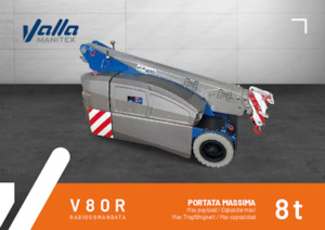 Grúas móviles industriales Valla V80R