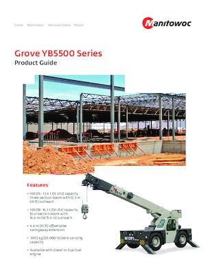 Grúas móviles industriales Grove YB5515