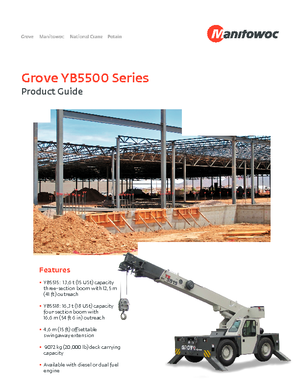 Grúas móviles industriales Grove YB 5518