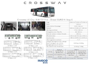 Autobuses interurbanos Iveco Crossway LE City 12m 