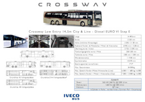 Autobuses interurbanos Iveco Crossway LE City 14,5m 