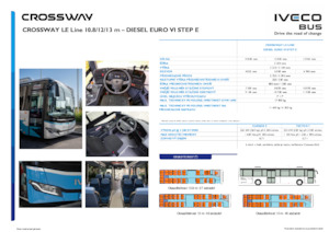 Autobuses interurbanos Iveco Crossway LE Line 10,8m