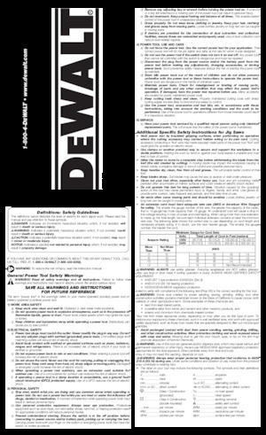 Sierras de calar DEWALT DW317K