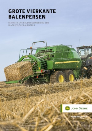 Empacadoras gigantes + de alta presión John Deere 1424 C