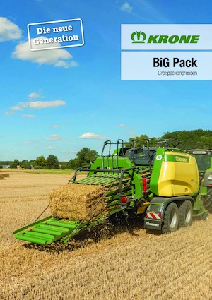 Empacadoras gigantes + de alta presión Krone BiG Pack 1290