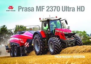 Empacadoras gigantes + de alta presión Massey Ferguson MF 2370UHDTP