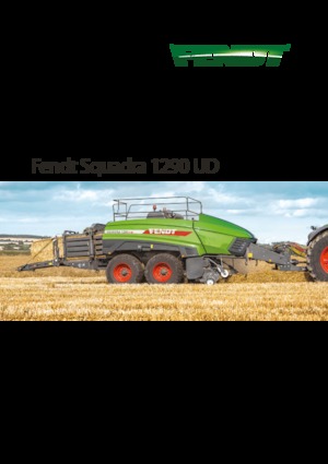 Empacadoras gigantes + de alta presión Fendt Squadra 1290 DU