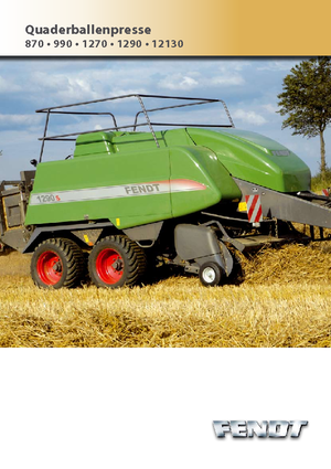 Empacadoras gigantes + de alta presión Fendt 1270 ST