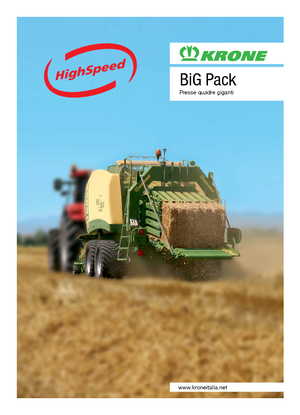 Empacadoras gigantes + de alta presión Krone Big Pack 1270 XC