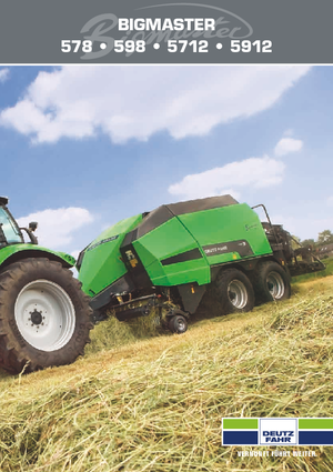 Empacadoras gigantes + de alta presión DEUTZ-FAHR BigMaster 5912