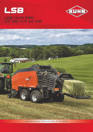 Empacadoras gigantes + de alta presión Kuhn LSB 1290