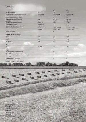 Empacadoras gigantes + de alta presión Claas Markant 55