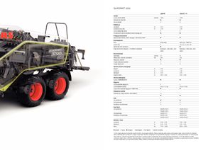 Empacadoras gigantes + de alta presión Claas Quadrant 3200 RC