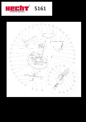 Cortacéspedes y tractores de jardín Hecht 5161