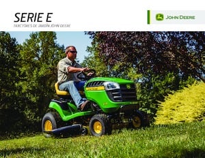 Cortacéspedes y tractores de jardín John Deere E110