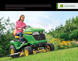 Cortacéspedes y tractores de jardín John Deere X350