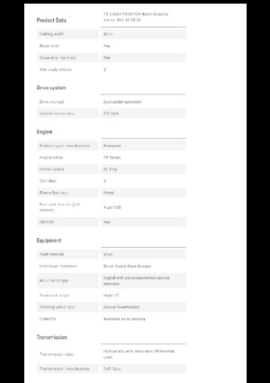 Cortacéspedes y tractores de jardín Husqvarna TS 242XD