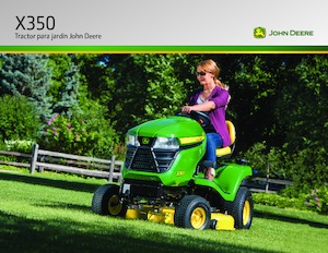 Cortacéspedes y tractores de jardín John Deere X350R