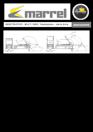Basculantes multi cuchara Marrel Multi 18000 XLT DIN
