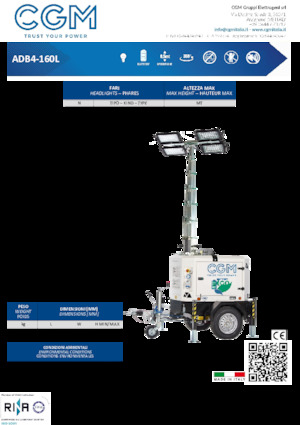 Torres de iluminación CGM ADB4-160L