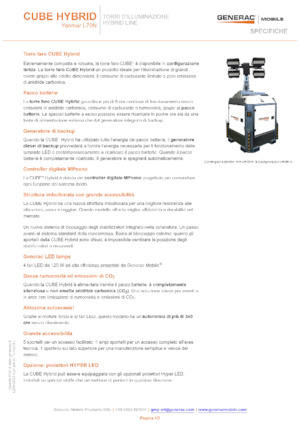 Torres de iluminación Generac Mobile Cube Hybrid