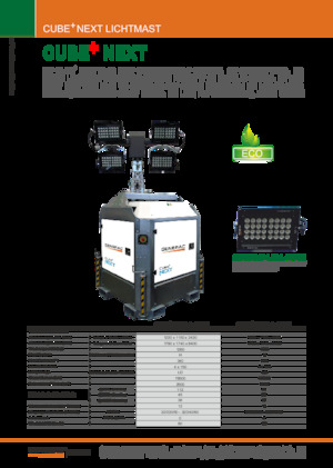 Torres de iluminación Generac Mobile Cube Next 4x300W