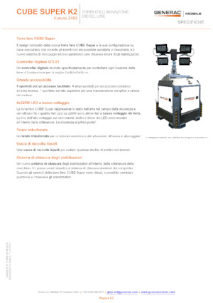 Torres de iluminación Generac Mobile Cube Super K2
