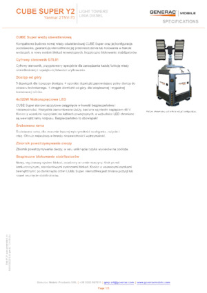 Torres de iluminación Generac Mobile Cube Super Y2