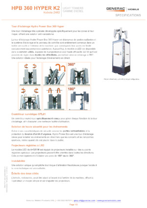 Torres de iluminación Generac Mobile HPB 360 Hyper K2