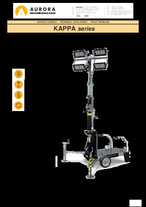 Torres de iluminación Aurora Kappa 4x75W