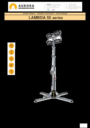 Torres de iluminación Aurora Lambda 55 4x75W