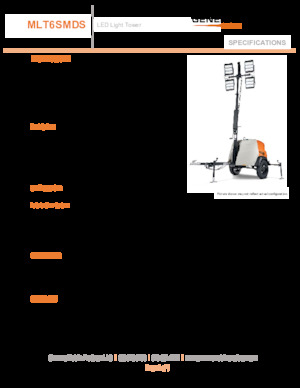 Torres de iluminación Generac Mobile MLT6 SMDS