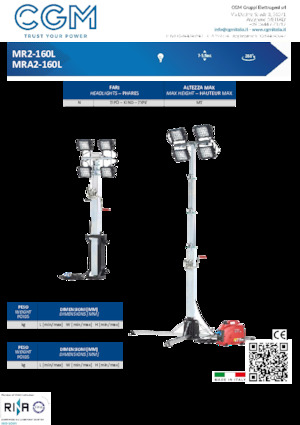 Torres de iluminación CGM MR2-160L