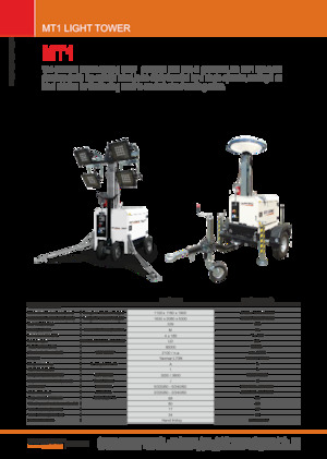 Torres de iluminación Generac Mobile MT 1 LED