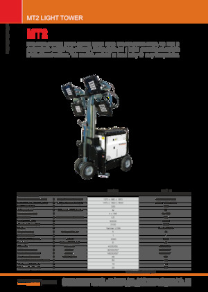 Torres de iluminación Generac Mobile MT 2 Y