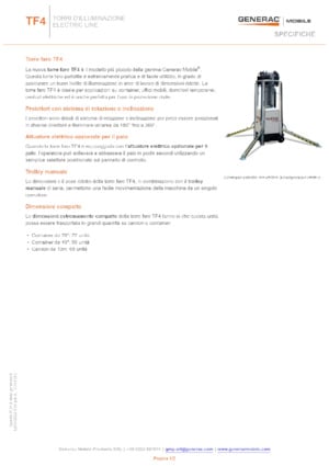 Torres de iluminación Generac Mobile TF 4