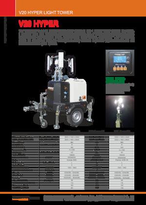 Torres de iluminación Generac Mobile V 20 Hyper K2