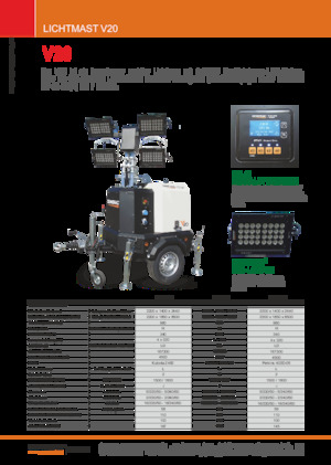 Torres de iluminación Generac Mobile V 20 Y2