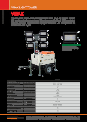 Torres de iluminación Generac Mobile VMAX