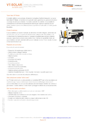 Torres de iluminación Generac Mobile VT-Solar