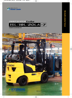 Carretillas elevadoras de gas Hyundai 20 LA 7