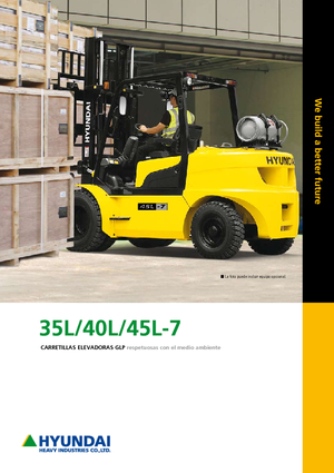 Carretillas elevadoras de gas Hyundai 35 L 7